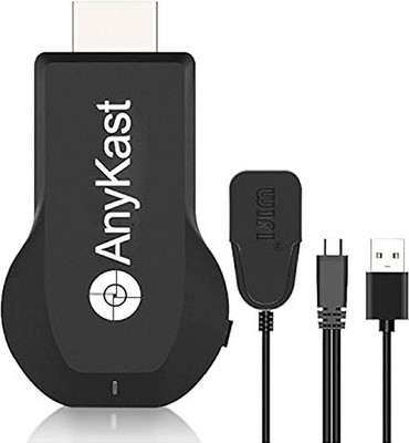 ENMORA Anykast Wireless WiFi Display Adapter Media Device (Black) jko1 Media Streaming Device(Black)