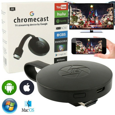 SYARA QRP_124I Chrome cast WiFi HDMI Dongle & Wireless Display for TV Media Streaming Device(Black)