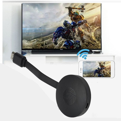 TECHEL KhromeKast WiFi HDMI Dongle Wireless Display TV sae21 Media Streaming Device(Black)