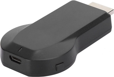 ENMORA Anykast Wireless WiFi Display Adapter, 2.4GHz 1080P(black)HFO12 Media Streaming Device(Black)