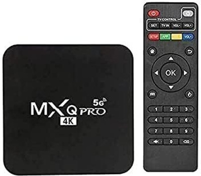 MVS MXQ PRO 5G Android13.0,4K Multimedia Gateway Internet Wifi Media TV Box Media Streaming Device(Black)