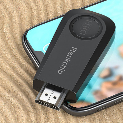 HumBiG ™E10HD 1080P Wireless WiFi Display Receiver TV Dongle Miracast Projector Display Media Streaming Device(Black)