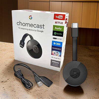 YAROH O18_Chromecast Wireless Media Streaming: Chrome Cast HDMI Dongle Media Streaming Device(Black)
