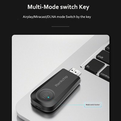 HumBiG ™E10 Smart Display Dongle 1080P HD Miracast Airplay DLNA Mirroring for Android Media Streaming Device(Black)