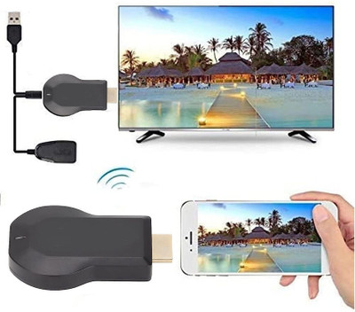 TECHEL Anykast Wireless WiFi Display (Black) tew11 Media Streaming Device(Black)