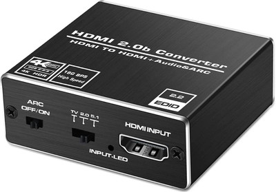 Etzin HDMI 2.0b HDMI TO HDMI +Audio ARC(EPL-906H) Media Streaming Device(Black)