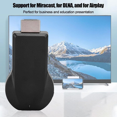 IMMUTABLE Anykast Wireless WiFi Display Adapter Media (Black) kjh20 Media Streaming Device(Black)