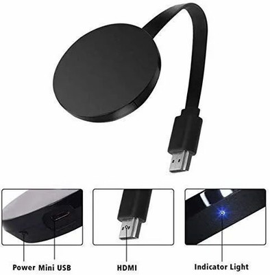 TECHEL khromekast Streaming Device (Black) dsa14 Media Streaming Device(Black)