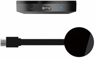 TECHEL KhromeKast WiFi HDMI Dongle Wireless Display TV sae18 Media Streaming Device(Black)