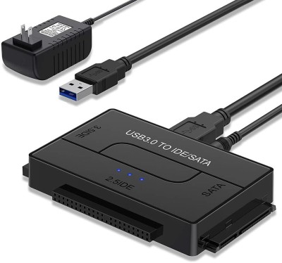 Tobo USB 3.0 to SATA Hard Drive Adapter, External Converter for 2.5 Inch TD-885CC Card Reader(Black)