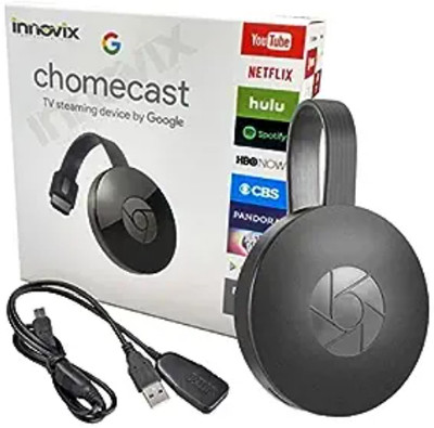 Clairbell Sar_859A_Chromecast WiFi Display Dongle USB WiFi Adaptors/Dongle Media Streaming Device(Black)