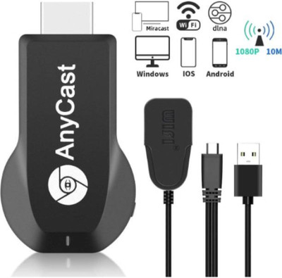 YAROH ASD66_MN13-SCREEN MIRRORING DEVICE FOR MOBILE TO TV CONNECTOR Media Streaming Device(Black)