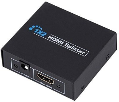 Etzin HDMI Splitter 1x2 Adapter(EPL-542H) Media Streaming Device(Black)