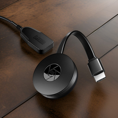 YAROH V57_Chromecast Wireless Media Streaming: Chrome Cast HDMI Dongle Media Streaming Device(Black)
