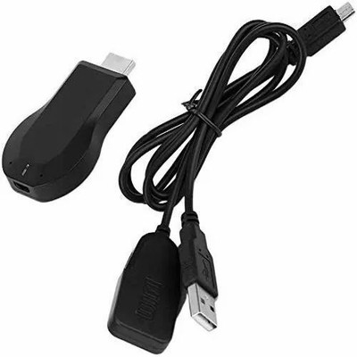 ENMORA Anykast Wireless WiFi HDMI Display TV Dongle Receiver ghj18 Media Streaming Device(Black)