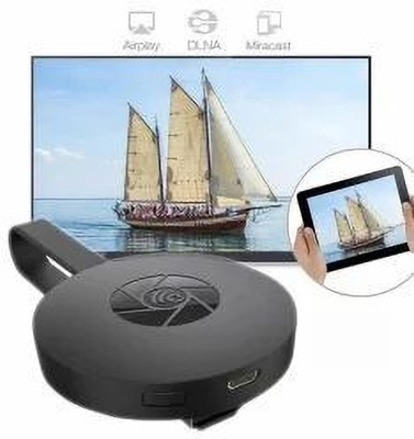 4uonly KhromeKast WiFi HDMI Dongle & Wireless Display for TV Media MNK13 Media Streaming Device(Black)