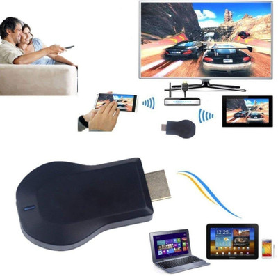 IMMUTABLE ANYKAST WiFi Display Dongle HDMI Media Streaming hjk11 Media Streaming Device(Black)