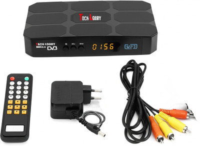TECH-LOBBY TL-2026 New FTA Receiver More Than 110 + Channels Media Streaming Device(Black)