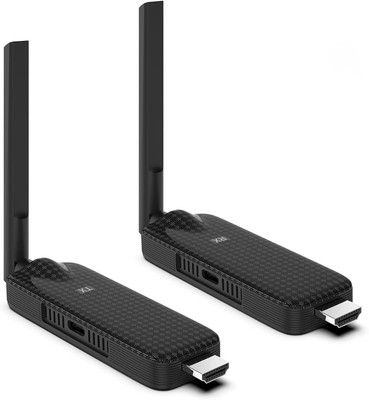 Tobo Wireless HDMI Receiver and Transmitter USB-C Extender Kit,Plug & Play TD-1403H Media Streaming Device(Black)