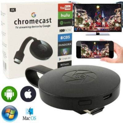 YAROH VKA22_AJ67-Chrome cast WiFi HDMI Dongle & Wireless Display for TV Media Streaming Device(Black)