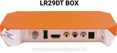Sky LR29DT MPEG-4 Full HD Set Top Box Work without Dish Media Streaming Device(Black)