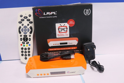 LRIPL LR29DT HD MPEG-4 Set Top Box Operate Without a Dish Antenna Media Streaming Device(Orange)