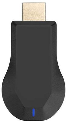 4uonly Anykast Wireless WiFi Adapter, 2.4GHz 1080P(black)JXO15 Media Streaming Device(Black)