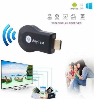 Clairbell VKT_558V-MIRACAST SCREEN MIRRORING DEVICE FOR MOBILE TO TV CONNECTOR Media Streaming Device(Black)