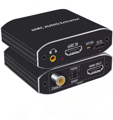 Etzin 8K HDMI 2.1 eARC Audio Extractor 7.1CH HDMI Adapter(EPL-905H) Media Streaming Device(Black)