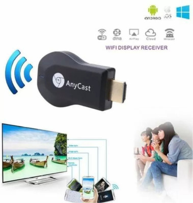 Sky New Anycast M9 Plus | Wireless Display Dongle | ( Normal Led Now Smart Led ) Media Streaming Device(Black)
