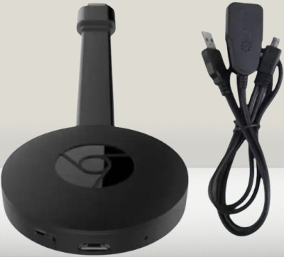 Bydye A25 Chromecast Pro Wireless Streaming Device For TV Media Streaming Device(Black)