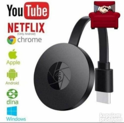 Clairbell ASV_147V-HD DONGLE STREAMING DEVICE BLACK Media Streaming Device (Black) Media Streaming Device(Black)