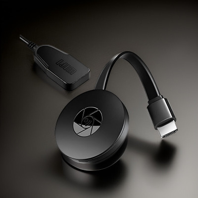 YAROH Q51_Chromecast Wireless Media Streaming: Chrome Cast HDMI Dongle Media Streaming Device(Black)