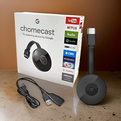 Clairbell P97_Chromecast Wireless Media Streaming: Chrome Cast HDMI Dongle Media Streaming Device(Black)