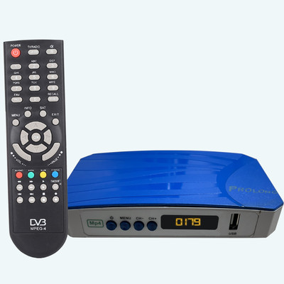 PROLONG FULL HD FREE TO AIR DTH MPEG-4 DIRECT TO HOME DIGITAL SATELLITE RECEIVER Media Streaming Device(Blue,White)