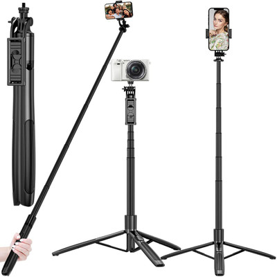 AJFuture HOLD UP selfie stick Mini Fashion Selfie Stick Tripod Stand A29 Bluetooth Selfie Stick(Black, Remote Included)