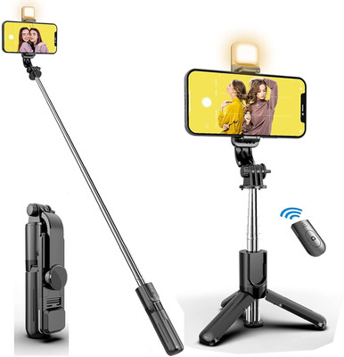 EYNK Bluetooth Selfie Stick(Black, Remote Included)