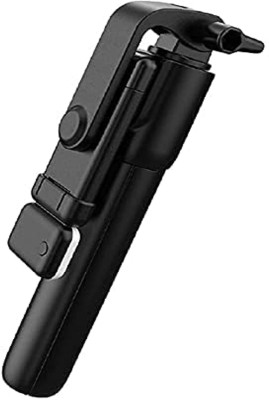 K.S.INTERNATIONAL TRADERS R1S SELFIE STICK Bluetooth Selfie Stick(Black, Remote Included)
