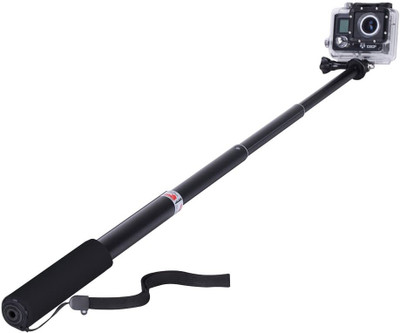 TECHGEAR Monopod & Selfie Stick for GoPro Hero Black Action Camera Cable Selfie Stick(Black)