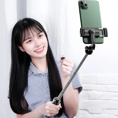 Pharaoh Bluetooth Selfie Stick(Multicolor, Remote Included)