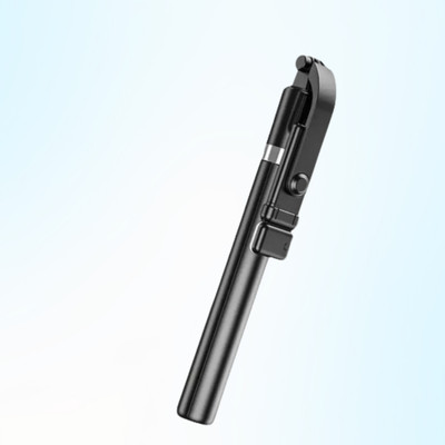 BITWEAVE R1S-L Extendable Selfie Stick with LED Light & Foldable Tripod – 1.7M Carbon Fiber Bluetooth Selfie Stick(Black, Remote Included)