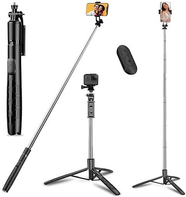Pharaoh Bluetooth Selfie Stick(Multicolor, Remote Included)