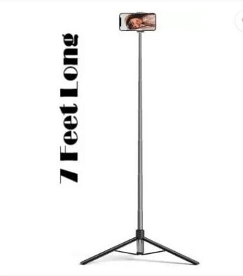 Tonfro Very Long Selfie stick 170cm Y17 Selfie Stick Tripod Detachable wireless bluetooth remote Bluetooth Selfie Stick(Black, Remote Included)