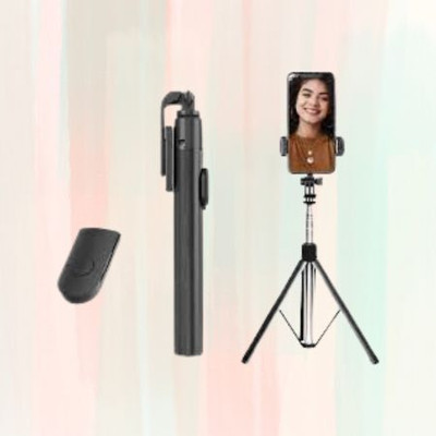 Pharaoh Bluetooth Selfie Stick(Multicolor, Remote Included)