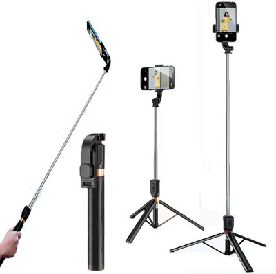 hybite Bluetooth Selfie Stick(Black, Remote Included)