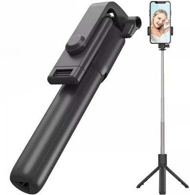 ZmiZc Bluetooth Selfie Stick(Black, Remote Included)