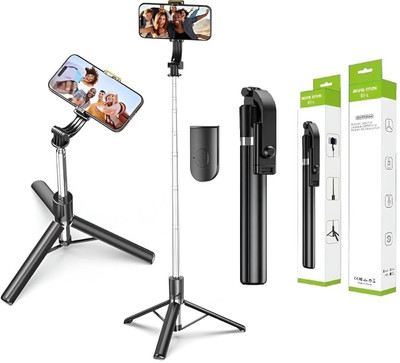 Pharaoh Bluetooth Selfie Stick(Multicolor, Remote Included)