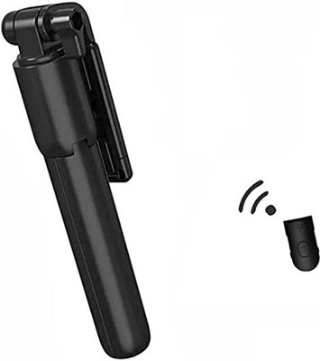 4uonly Bluetooth Selfie Stick(Multicolor, Remote Included)