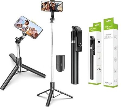 ODDBOOK R1 L Bluetooth Selfie Stick(Black, Remote Included)