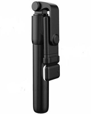 Ancestors R1s Bluetooth Selfie Sticks with Remote and Selfie Light Bluetooth Selfie Stick(Black, Remote Included)